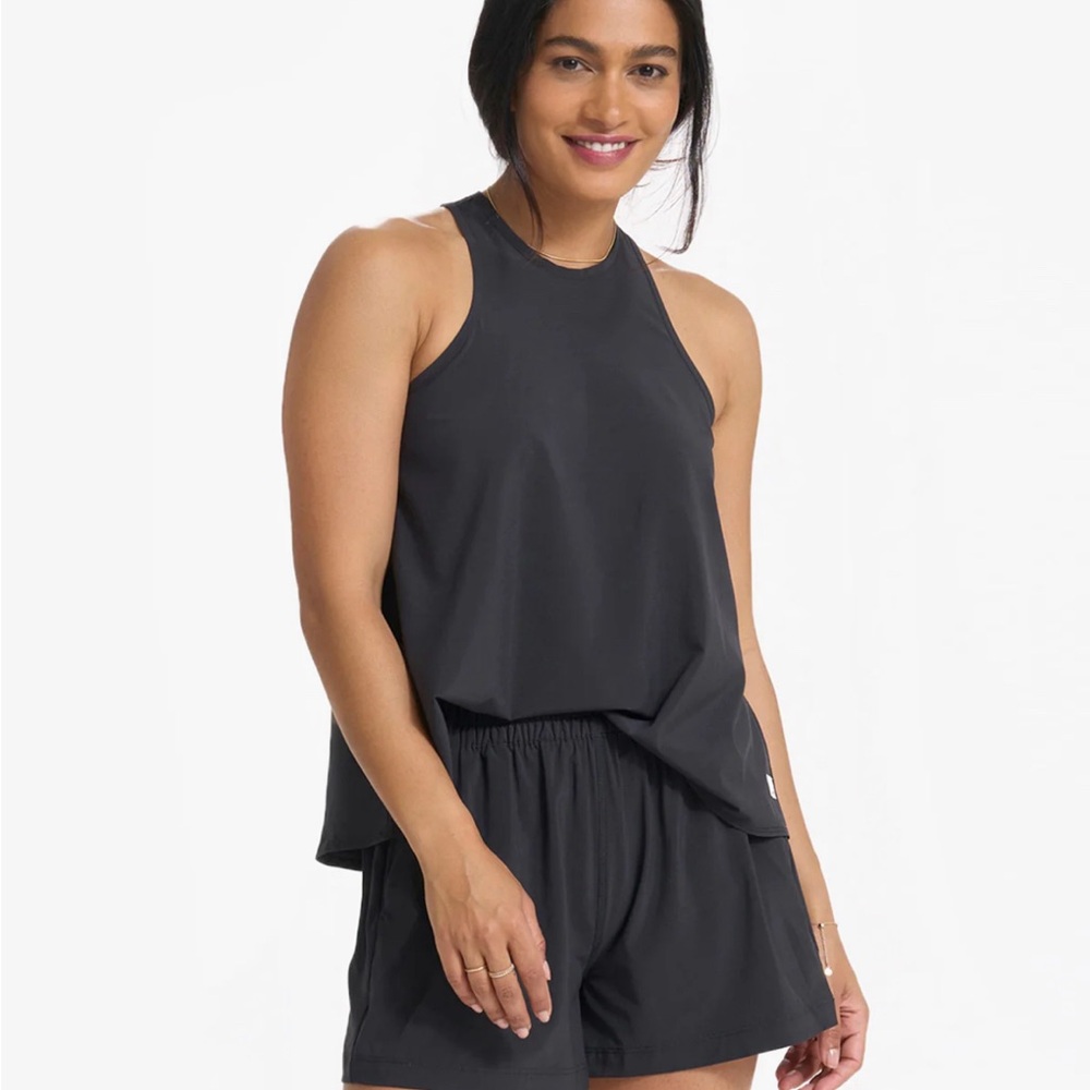 Vuori Black Racerback Tank Top